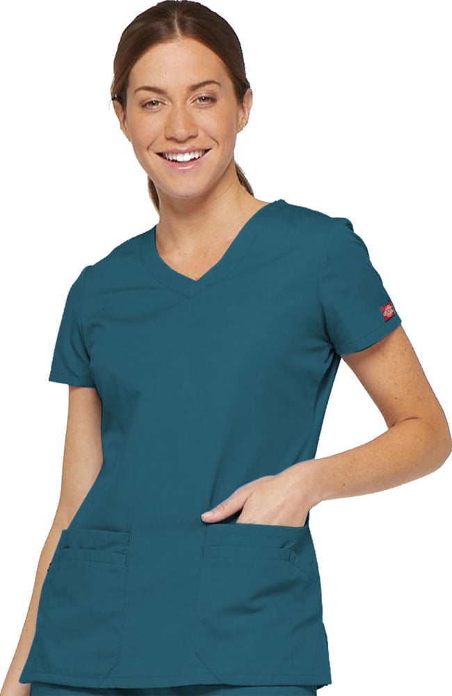 Dickies EDS Signature Women's V-Neck Scrub Top - The Uniform Store