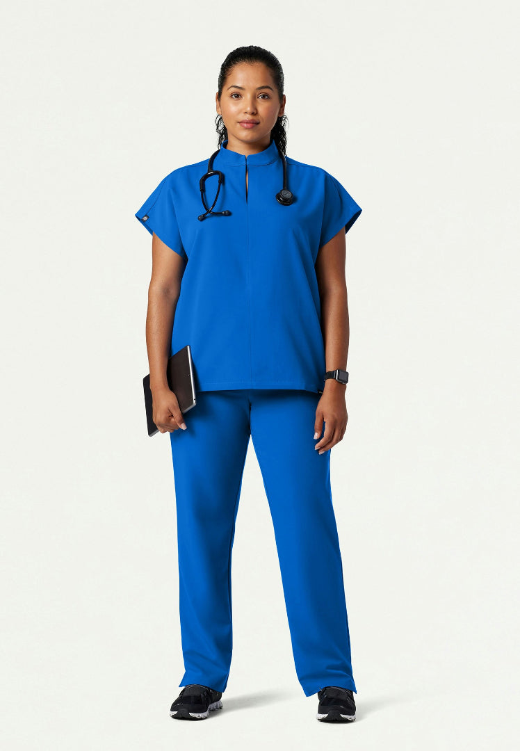 Kerr 365 High Waisted Scrub Pant - Royal Blue