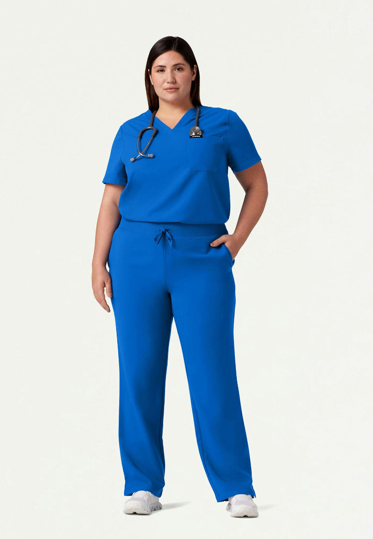 Pantalón médico Xenos Essential Knit-Waist - Azul rey