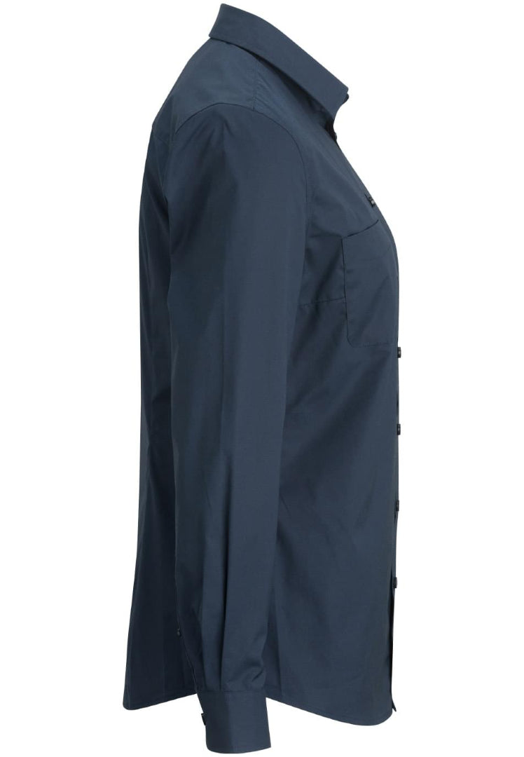 Edwards Comfort Stretch Women's Long Sleeve Shirt - Navy
