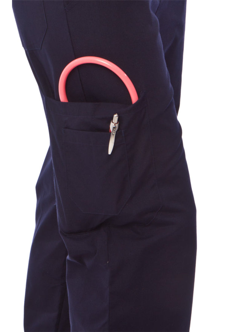 Professional Choice Uniforms - 660 Unisex Elastic/Drawstring Pant - Navy Blue