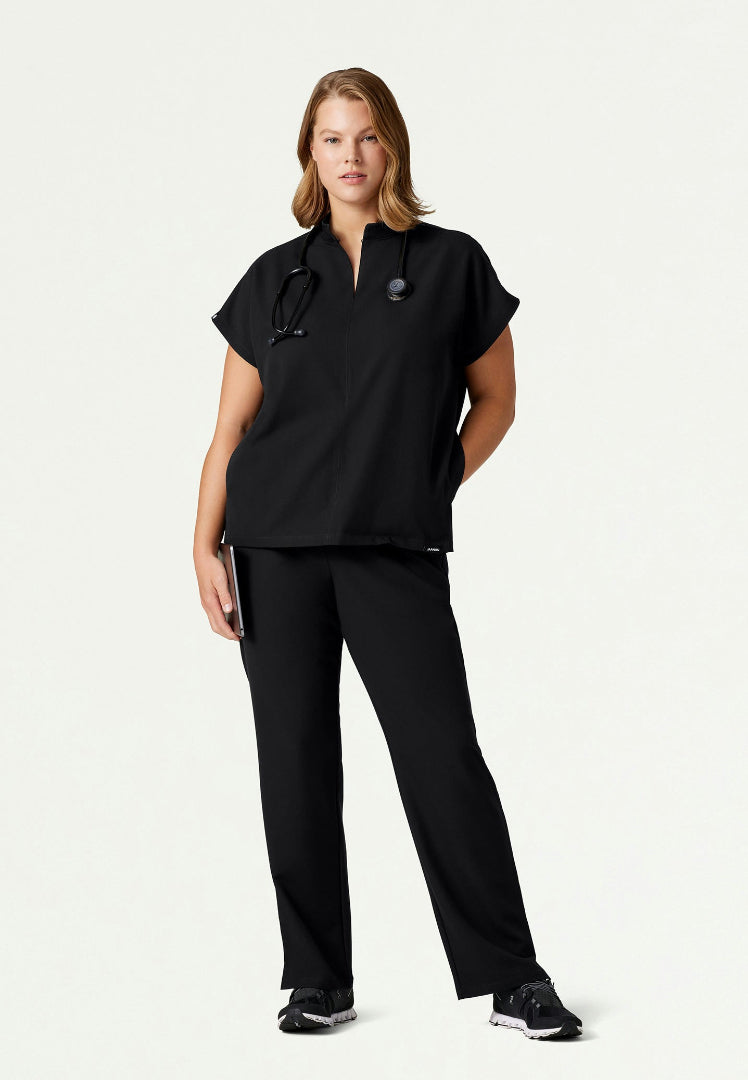 Kerr 365 High Waisted Scrub Pant - Black