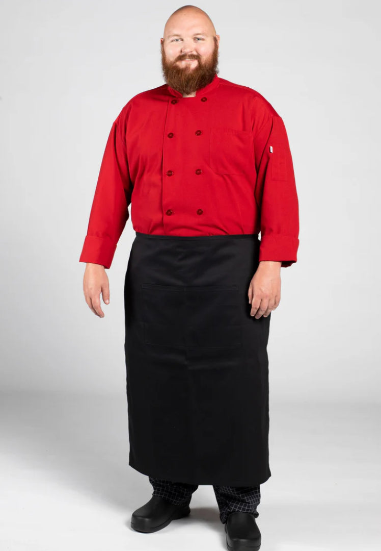 Uncommon Chef Two-Section Pocket Bistro Apron - 3101