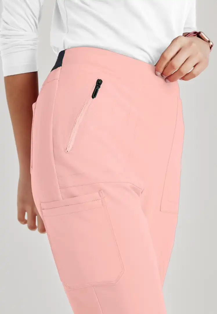 Barco Unify Women's 5 Pocket Single Cargo Pant - Light Peach