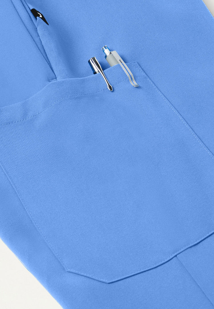 Rhodes Everyday Straight-Leg Scrub Pant - Ciel Blue