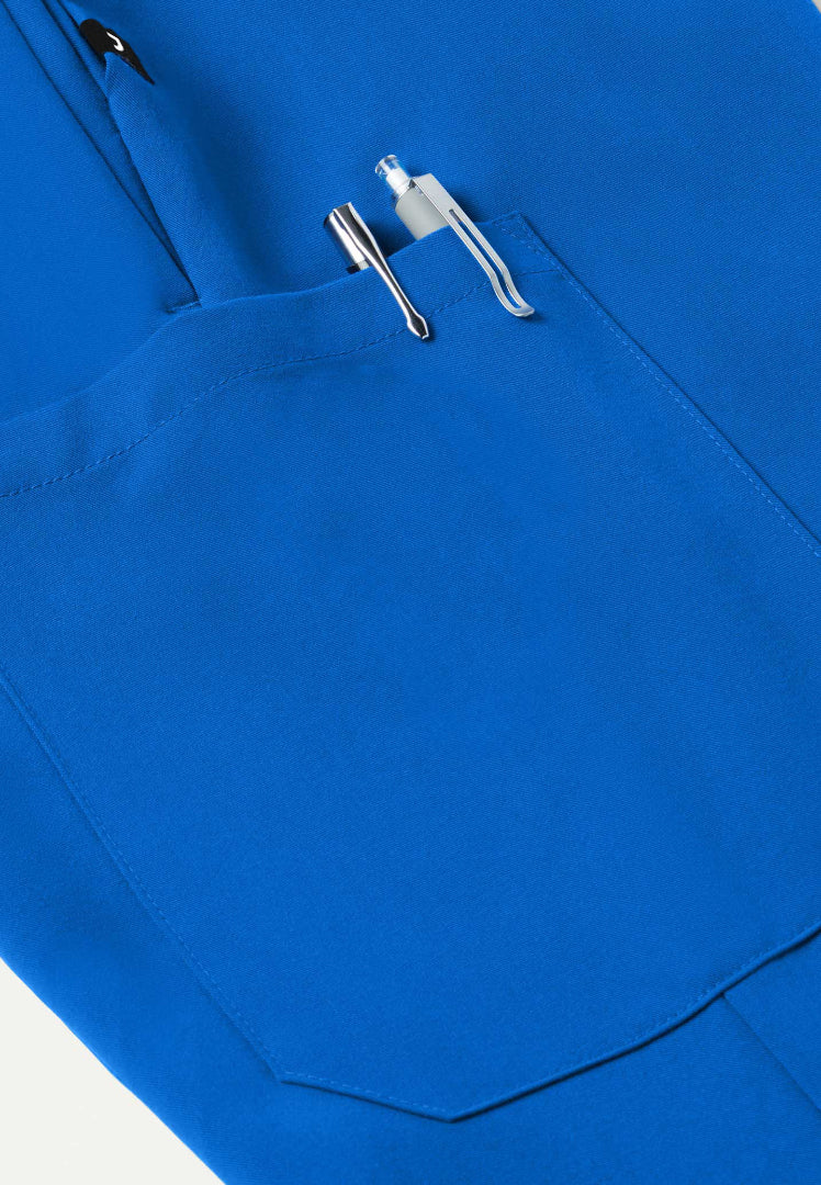 Pantalón médico Rhodes Everyday de pierna recta - Azul rey