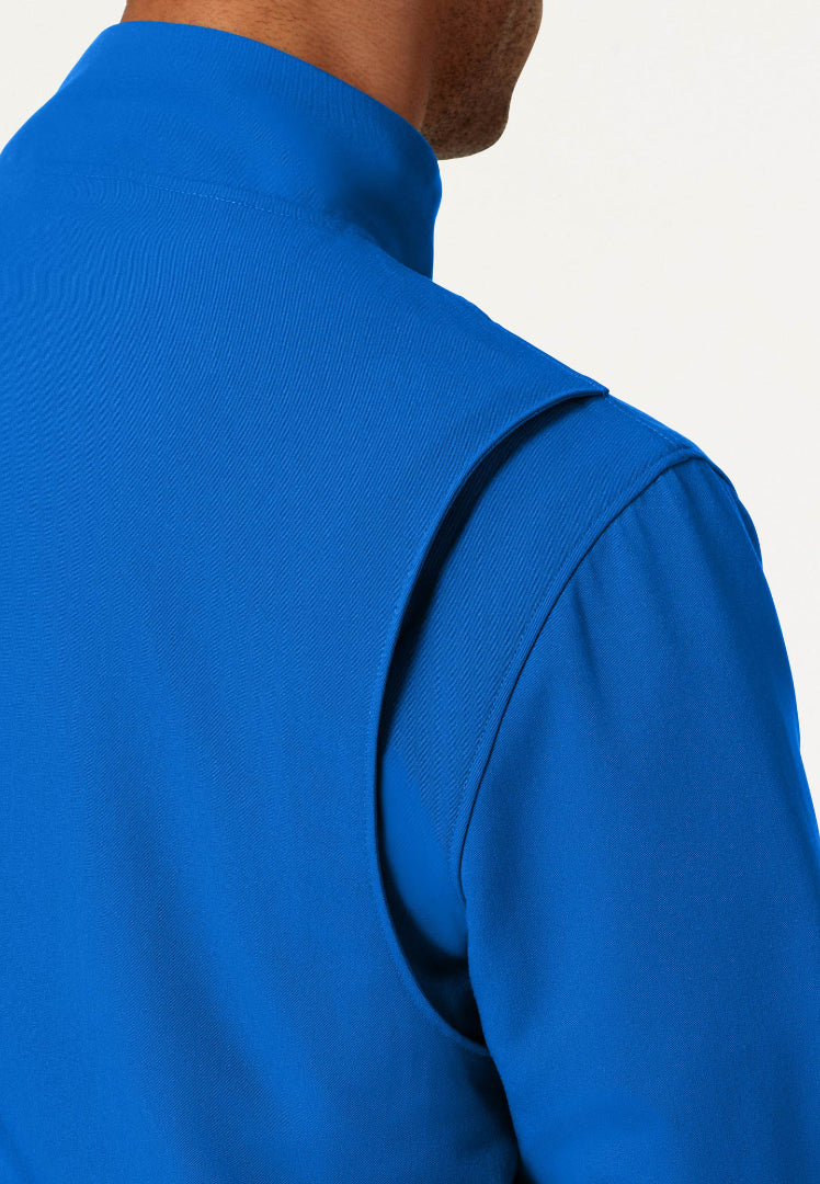 Wolfe Everyday 6-Pocket Scrub Jacket - Royal Blue