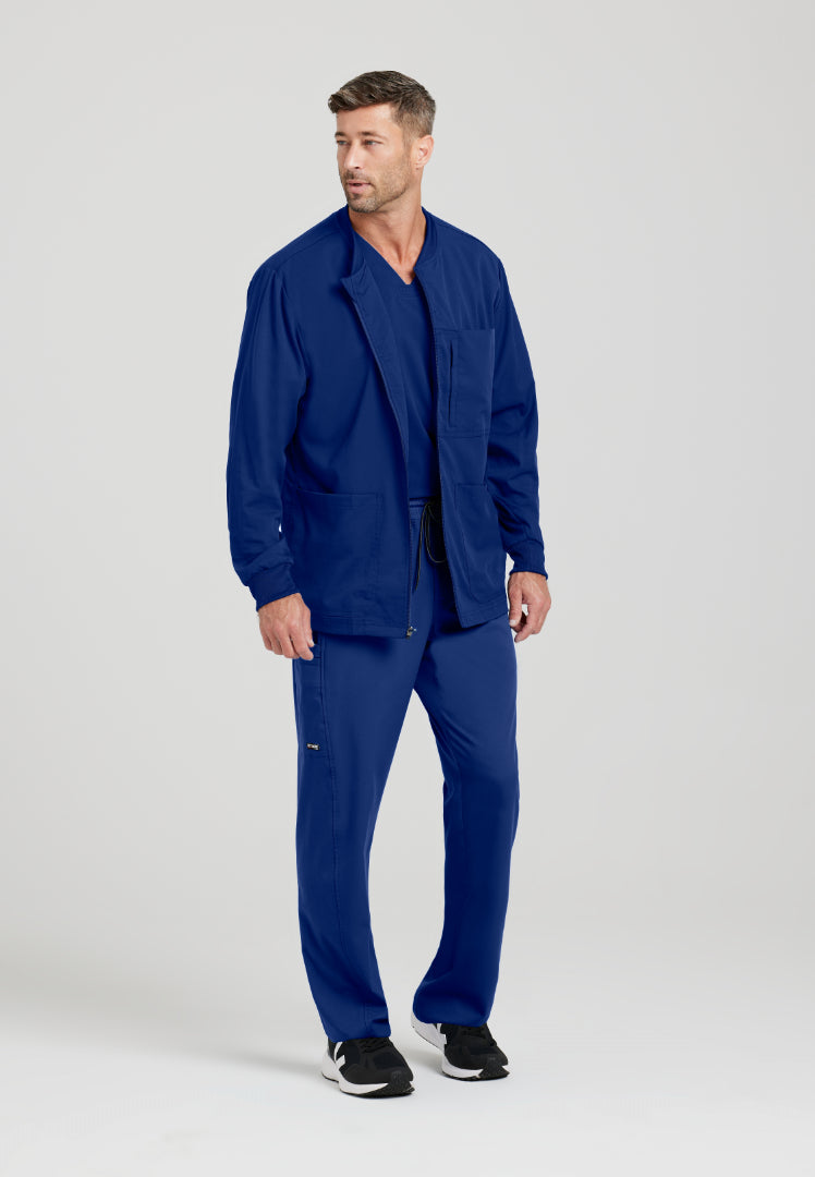 Murphy 2-Pocket V-Neck Scrub Top - Indigo