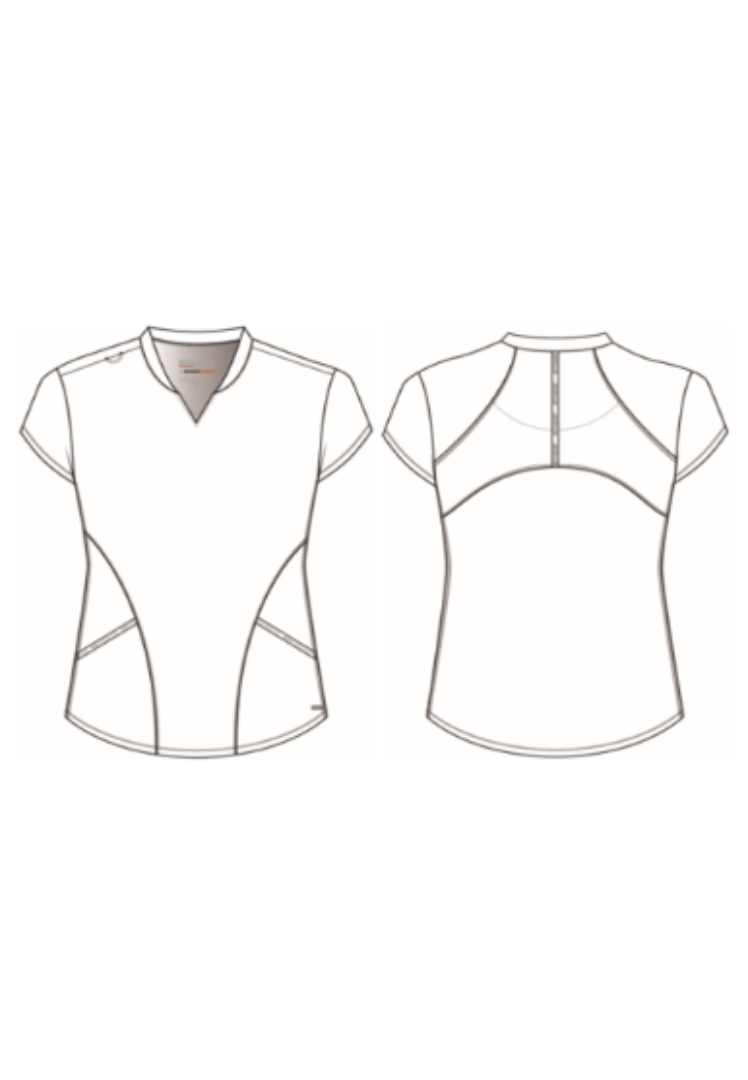 Define 2-Pocket V-Neck Top - Black