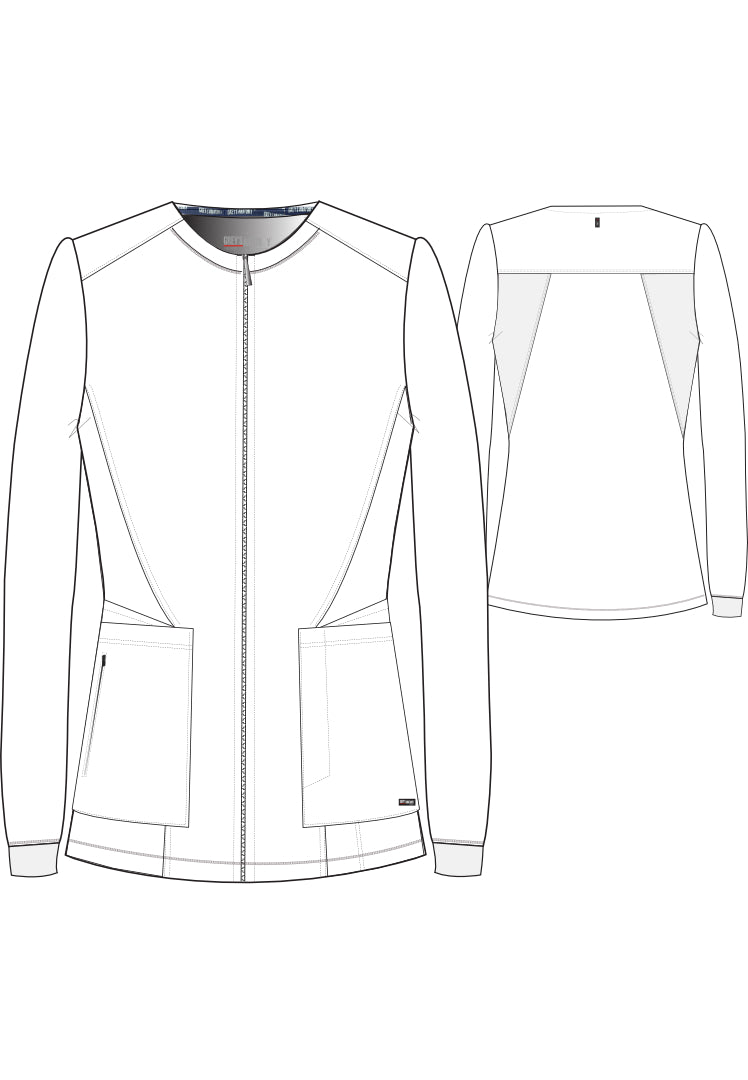 Gianna 5-Pocket Warm-Up Jacket - Eggplant