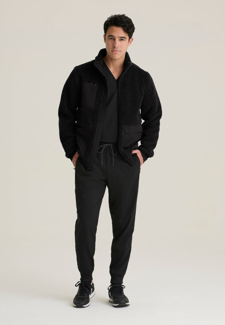 Randin 5-Pocket Sherpa Jacket - Black