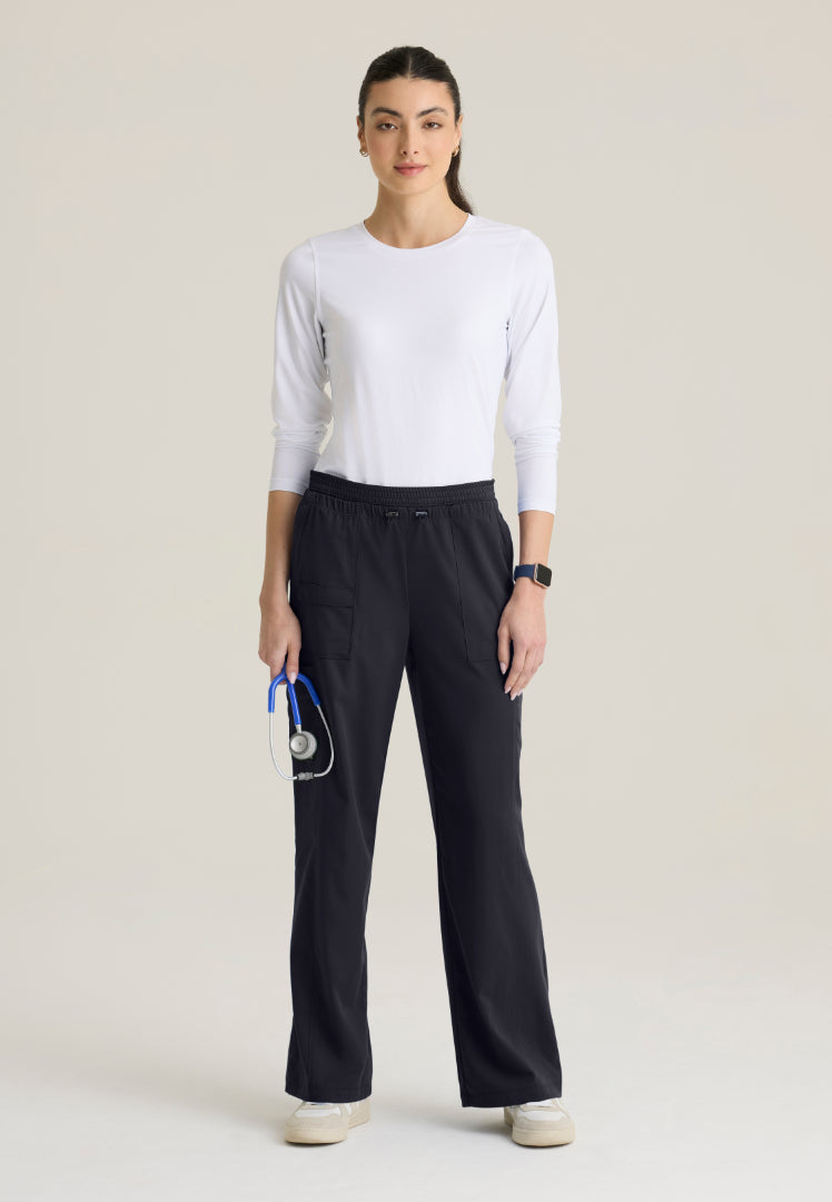 Nina 7-Pocket Wide Leg Pant - Steel