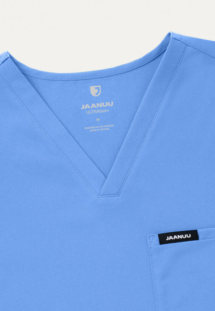 Holmes Everyday 1-Pocket Scrub Top - Ciel Blue