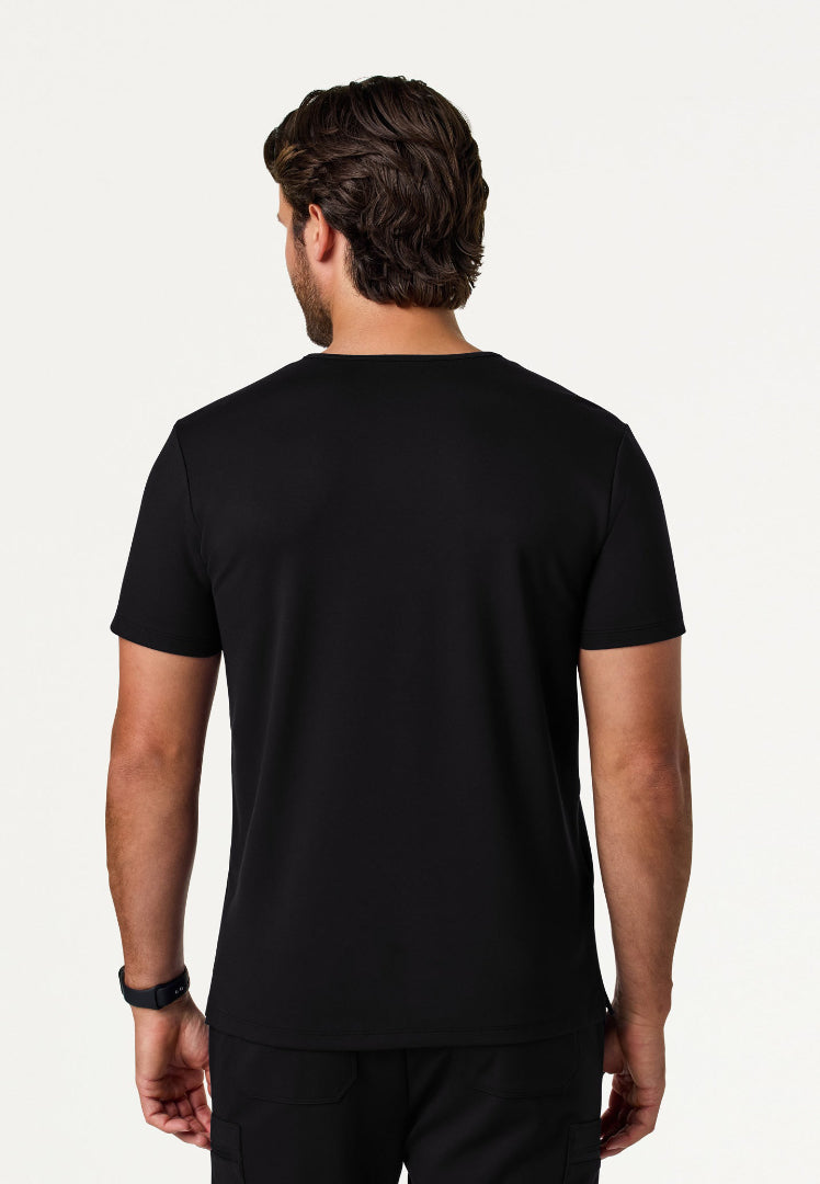 Blusa médica Asher Slim UltraSOFT - Negra