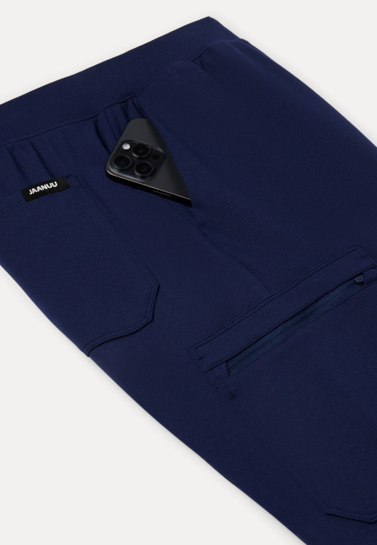 Pantalon de jogging cargo Ollie Slim UltraSOFT - Bleu marine