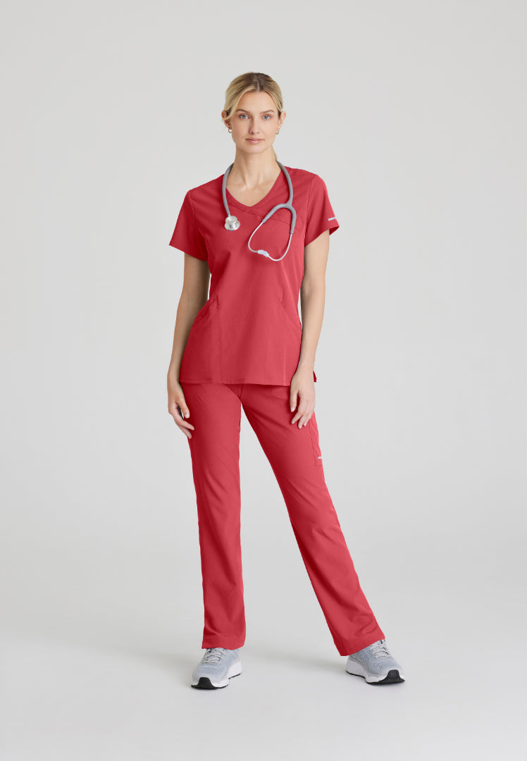 Breeze 3-Pocket Scrub Pant - True Red