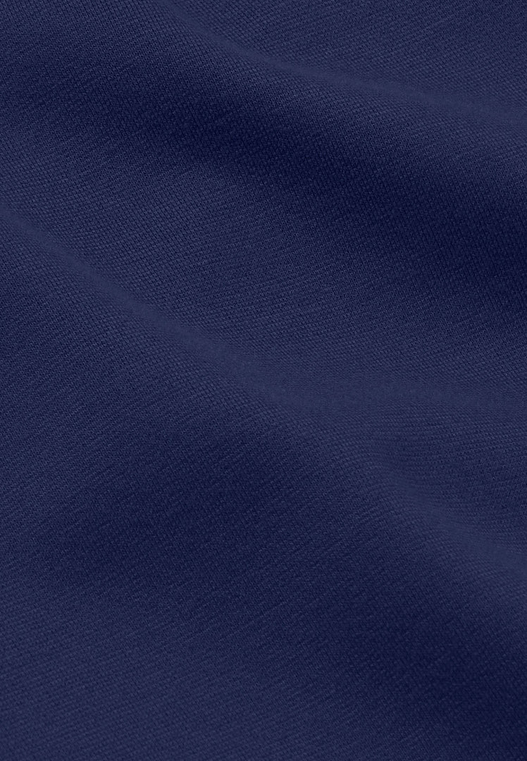 Blusa médica Astra Slim UltraSOFT con media cremallera - Azul marino medianoche