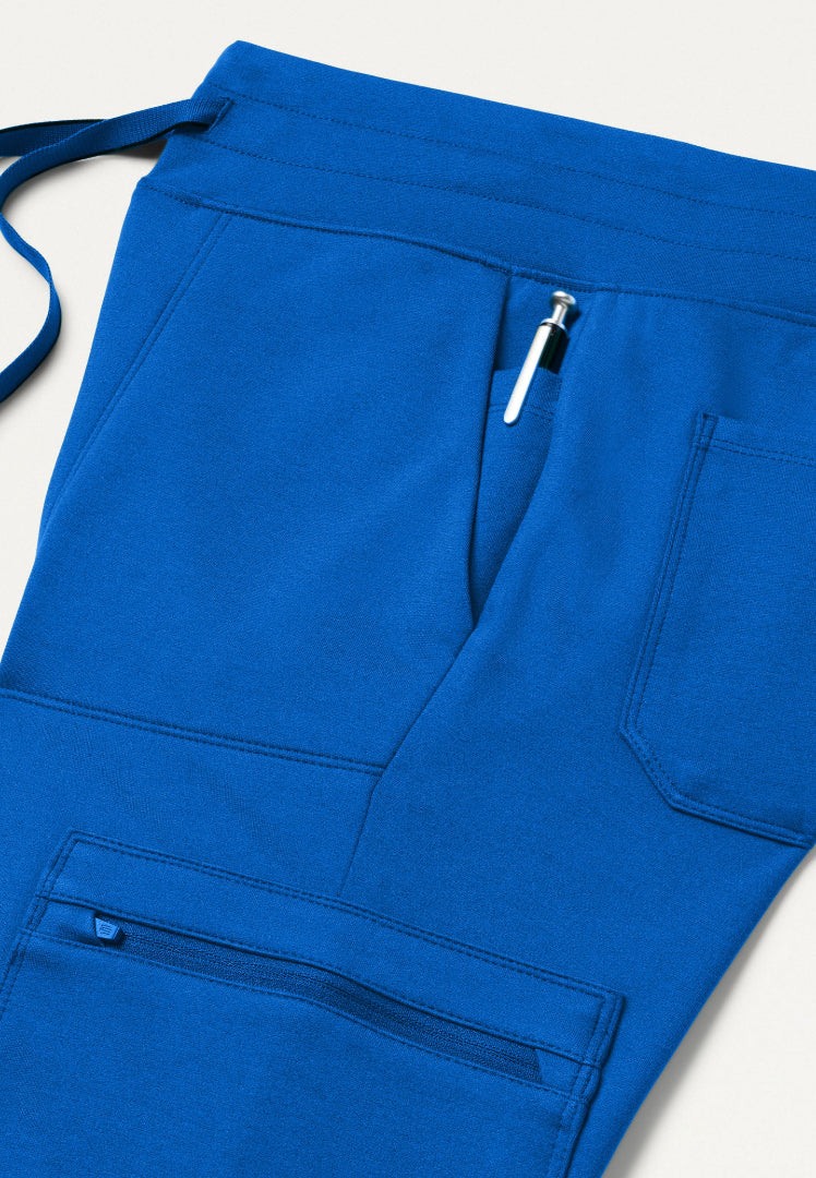 Kait 10-Pocket Skinny UltraSOFT Scrub Jogger - Royal Blue