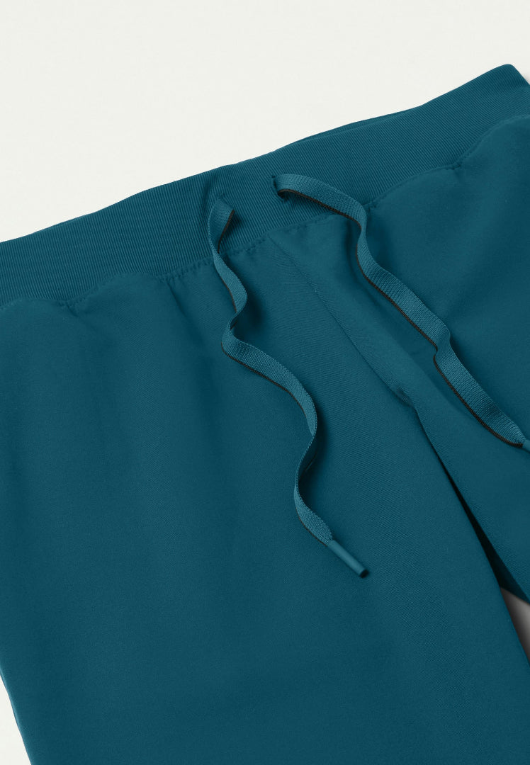 Pantalón médico Xenos Essential Knit-Waist - Azul Caribe