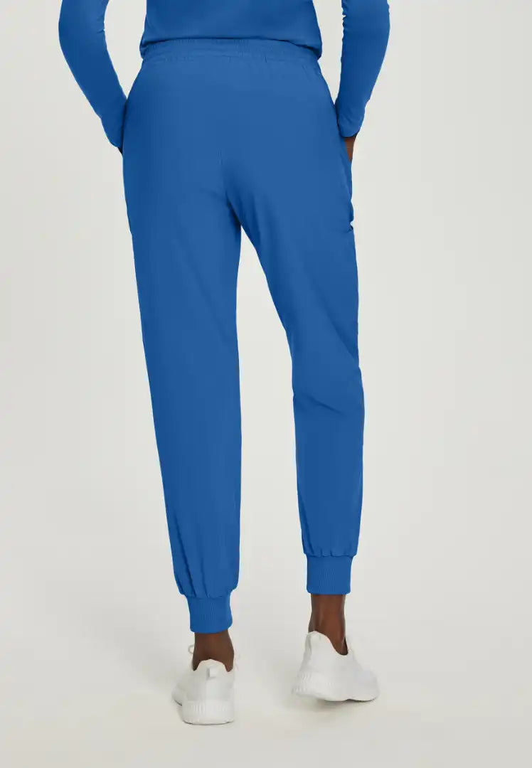 White Cross FIT Women's Elastic Waist Jogger Scrub Pant - Royal Blue - The Uniform Store