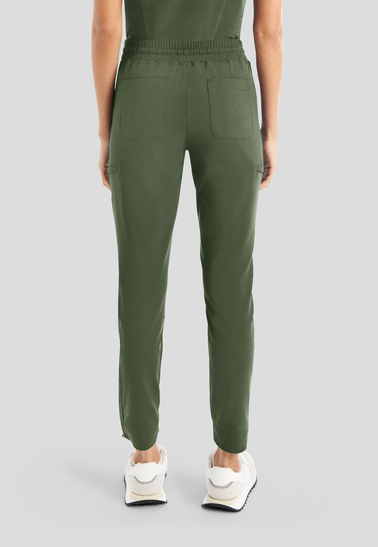 White Cross CRFT Women's Jogger Scrub Pants - Olive - The Uniform Store