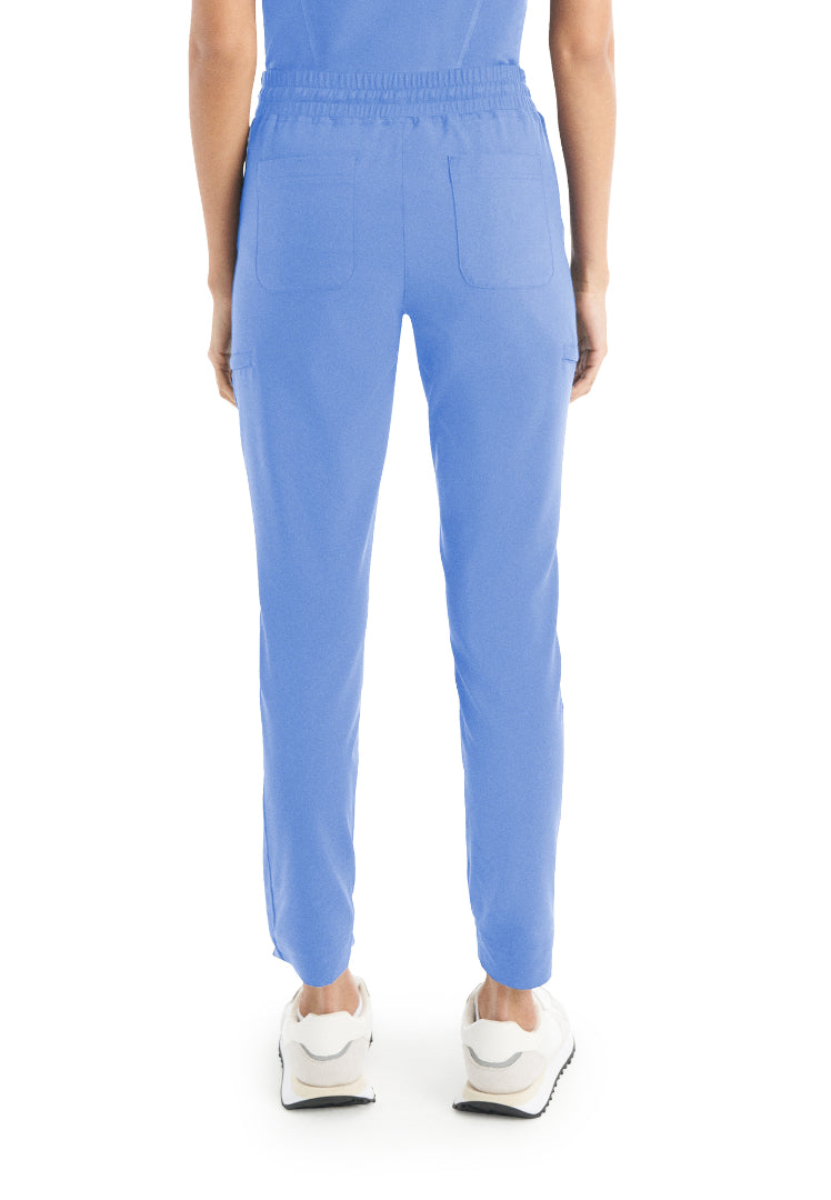 White Cross CRFT Women's Jogger Scrub Pants - Cieleste - The Uniform Store