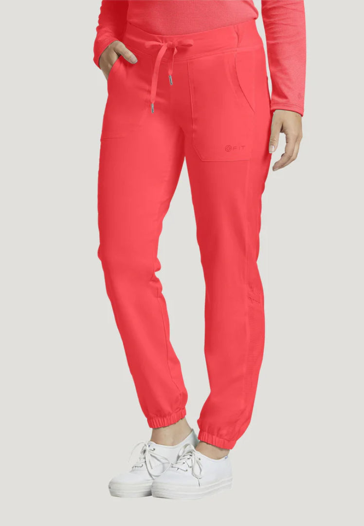 Women's 2-Pocket Jogger Scrub Pant - Flamingo