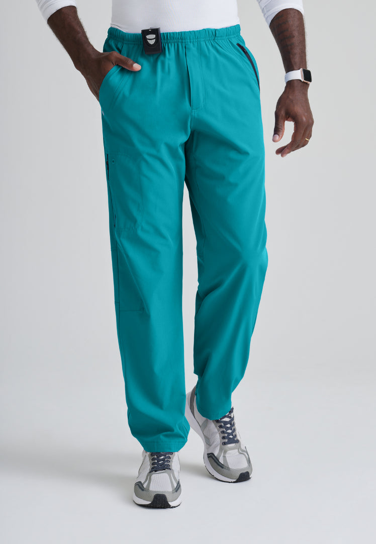 Barco One Amplify 7-Pocket Zip-Fly Scrub Pant - Teal - The Uniform Store