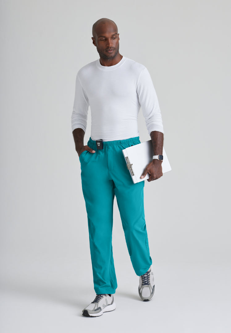 Barco One Amplify 7-Pocket Zip-Fly Scrub Pant - Teal - The Uniform Store