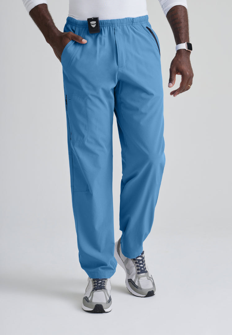 Barco One Amplify 7-Pocket Zip-Fly Scrub Pant - Ciel Blue - The Uniform Store