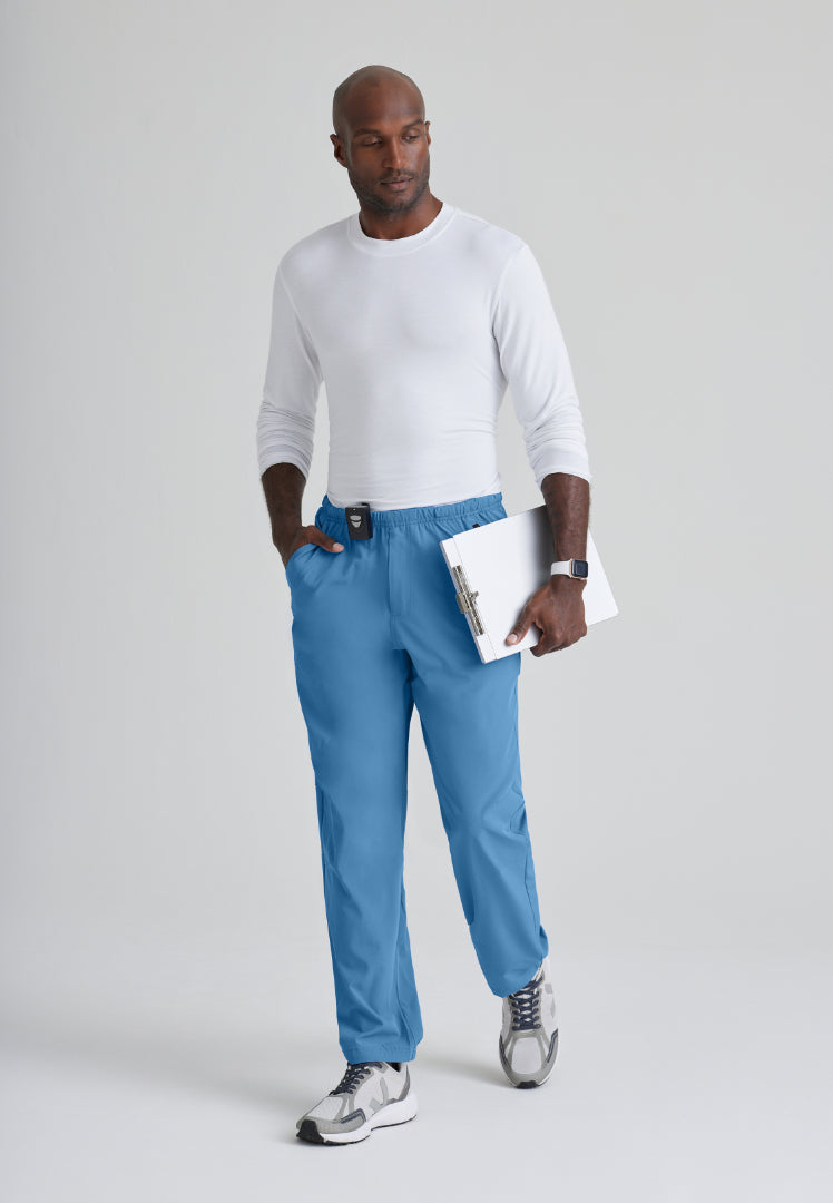 Barco One Amplify 7-Pocket Zip-Fly Scrub Pant - Ciel Blue - The Uniform Store