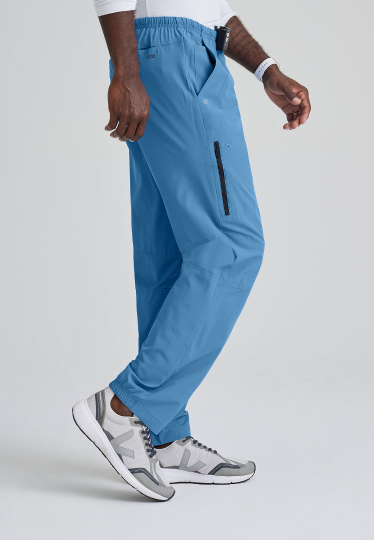 Barco One Amplify 7-Pocket Zip-Fly Scrub Pant - Ciel Blue - The Uniform Store