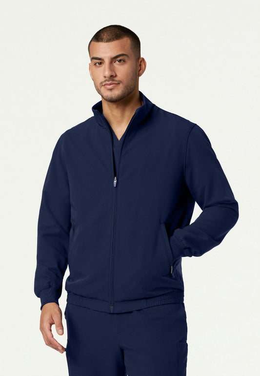 Wolfe Everyday 6-Pocket Scrub Jacket - Midnight Navy