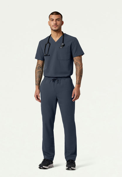 Holmes Everyday 1-Pocket Scrub Top - Carbon Gray