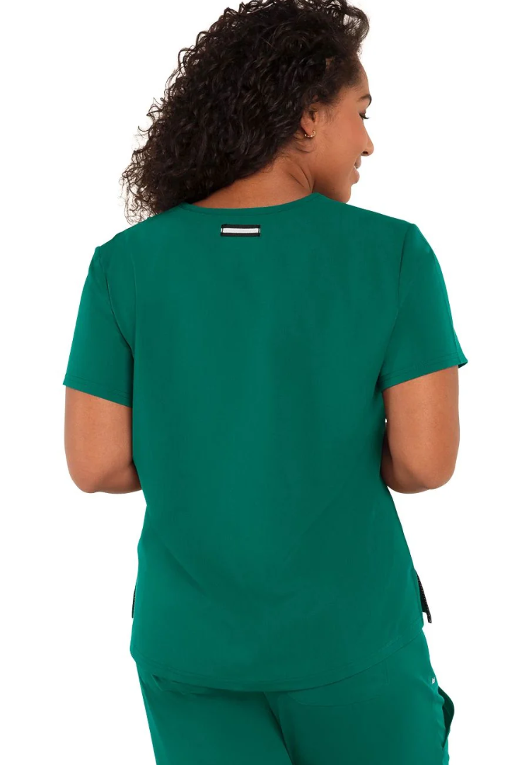 Koi Next Gen Women's 1-Pocket Tuck-In Scrub Top - Hunter