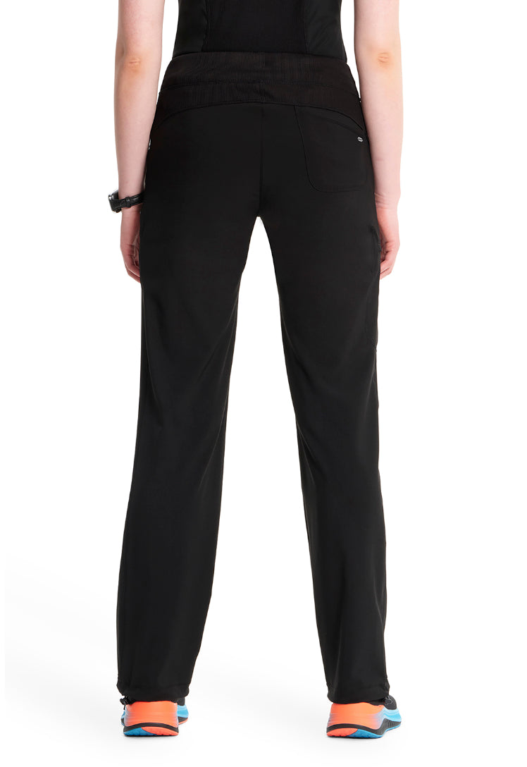 Infinity Straight Leg Drawstring Pant - Black - The Uniform Store