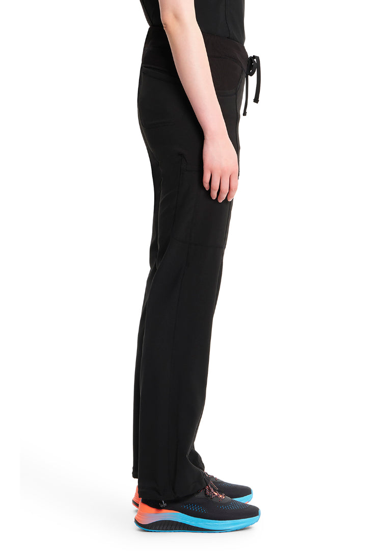 Infinity Straight Leg Drawstring Pant - Black - The Uniform Store