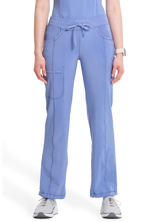 Infinity Straight Leg Drawstring Pant - Ciel Blue - The Uniform Store