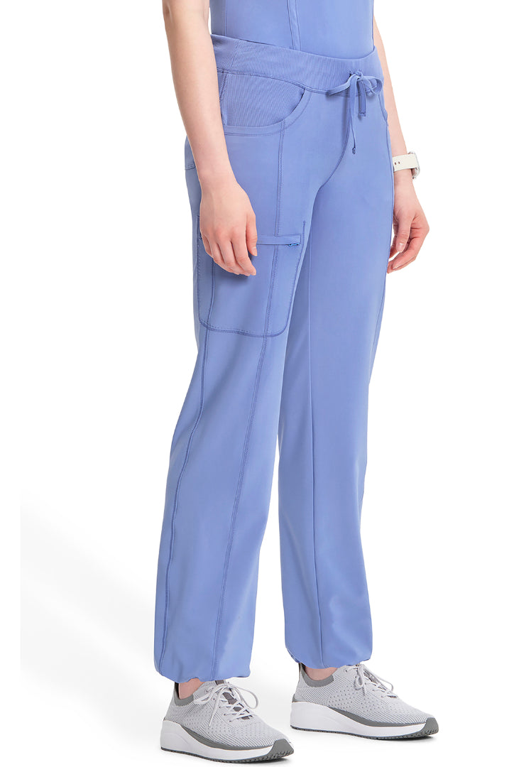 Infinity Straight Leg Drawstring Pant - Ciel Blue - The Uniform Store