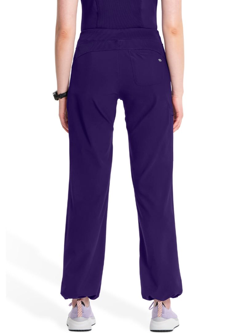 Infinity Straight Leg Drawstring Pant - Grape - The Uniform Store