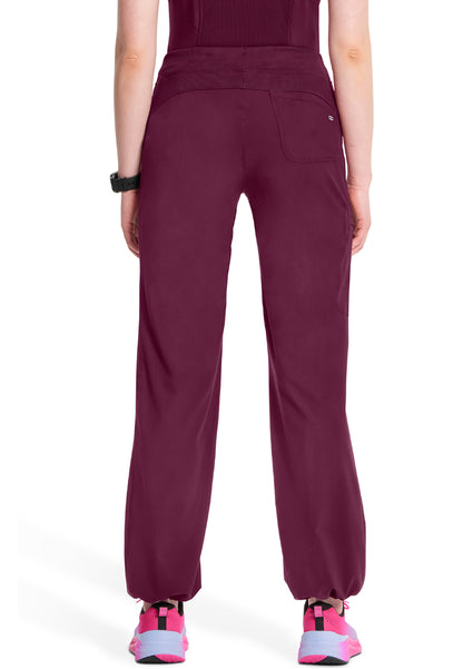 Infinity Straight Leg Drawstring Pant - Wine