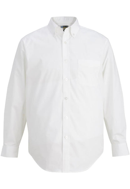 Edwards Comfort  Stretch Men's Long Sleeve Shirt - White