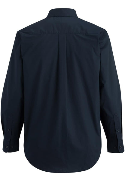 Edwards Comfort  Stretch Men's Long Sleeve Shirt - Navy
