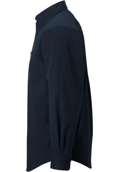 Edwards Comfort  Stretch Men's Long Sleeve Shirt - Navy