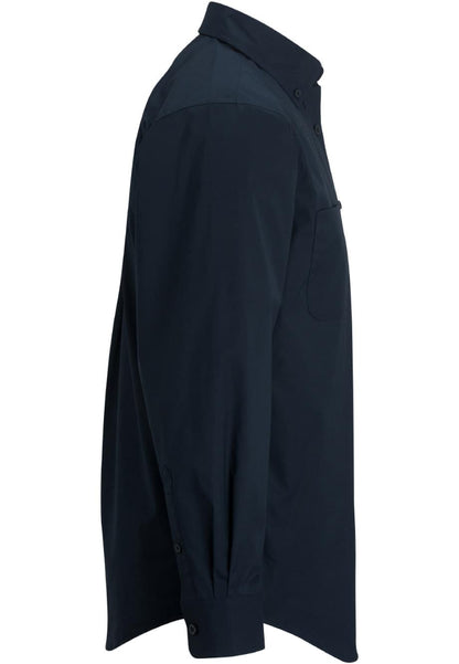 Edwards Comfort  Stretch Men's Long Sleeve Shirt - Navy