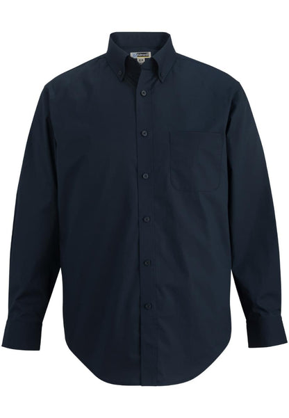Edwards Comfort  Stretch Men's Long Sleeve Shirt - Navy