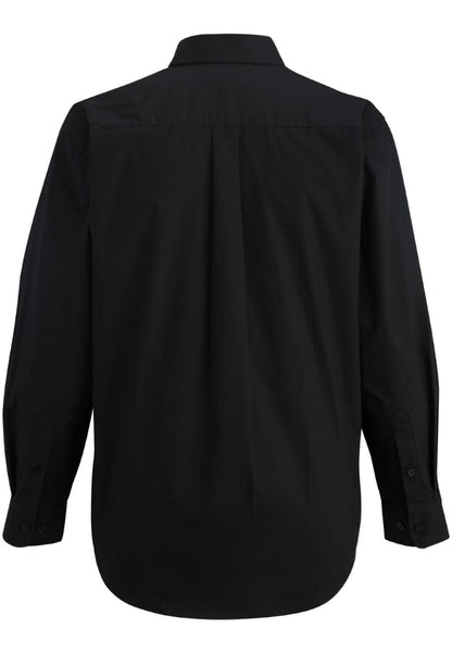 Edwards Comfort  Stretch Men's Long Sleeve Shirt - Black