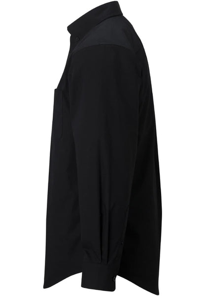 Edwards Comfort  Stretch Men's Long Sleeve Shirt - Black