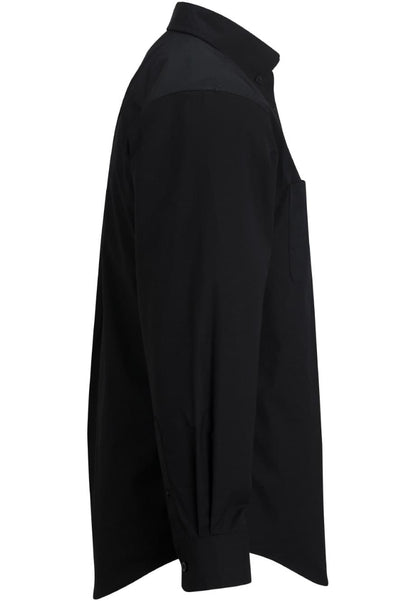 Edwards Comfort  Stretch Men's Long Sleeve Shirt - Black