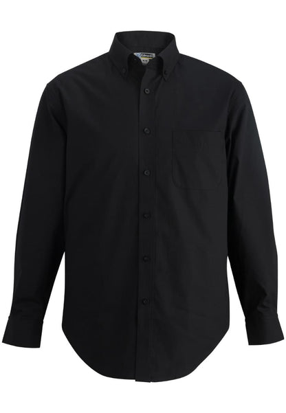 Edwards Comfort  Stretch Men's Long Sleeve Shirt - Black